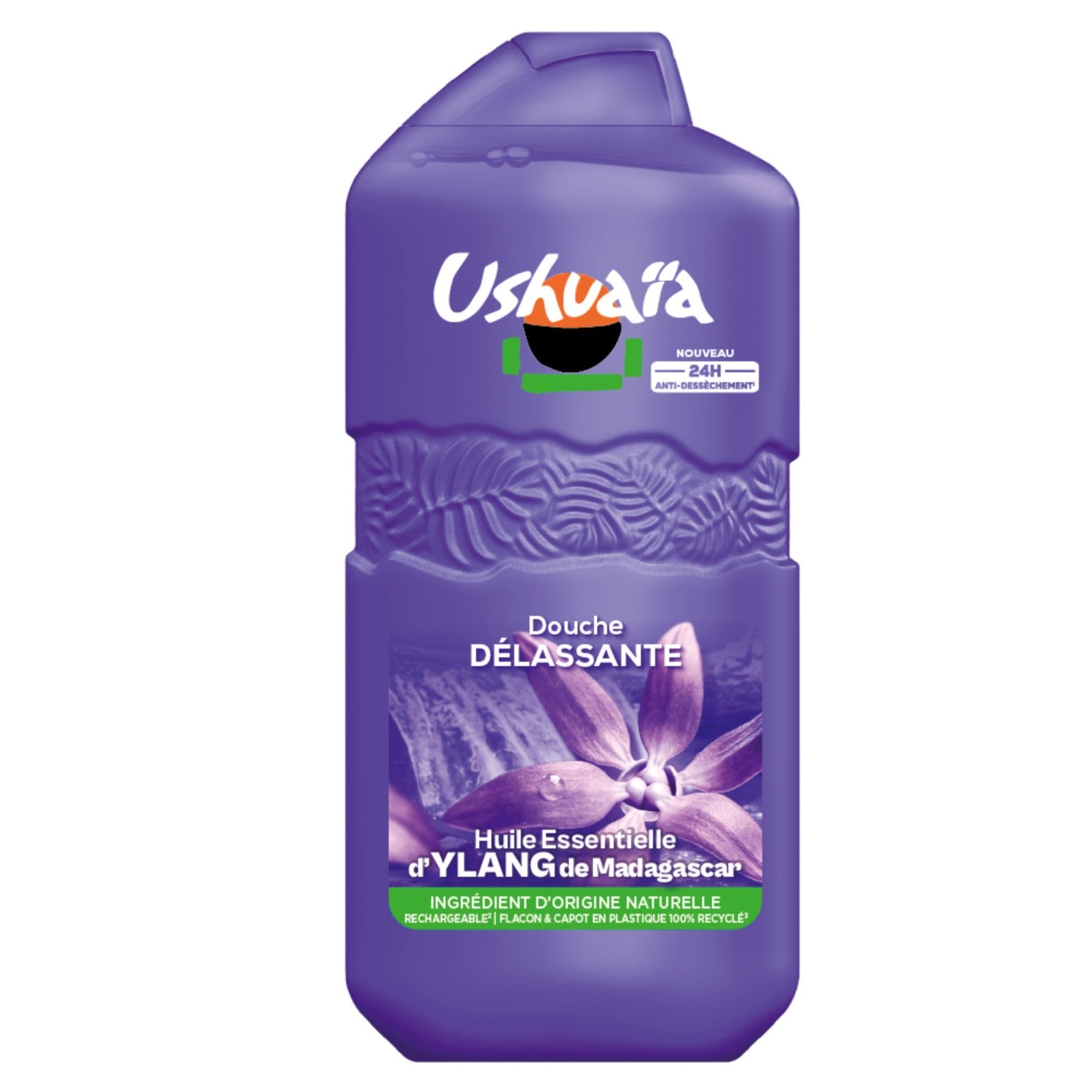 USHUAIA Gel Douche Parfumé Ylang de Madagascar 280 ml