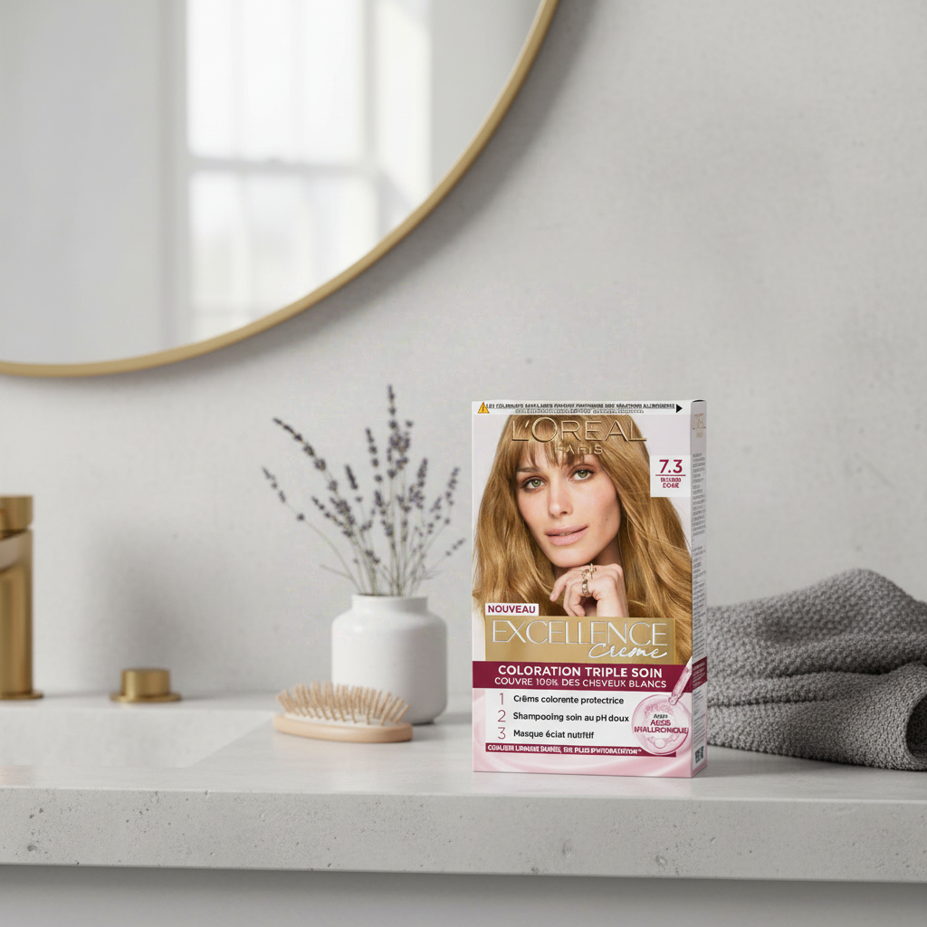 L'Oréal Paris Coloration cheveux Excellence 73 Blond doré