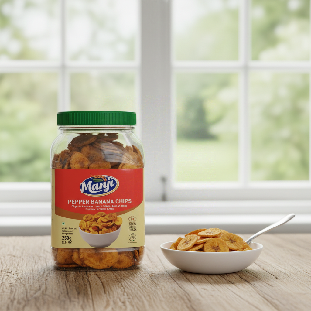 Manji Chips de banane au poivre - 250 g