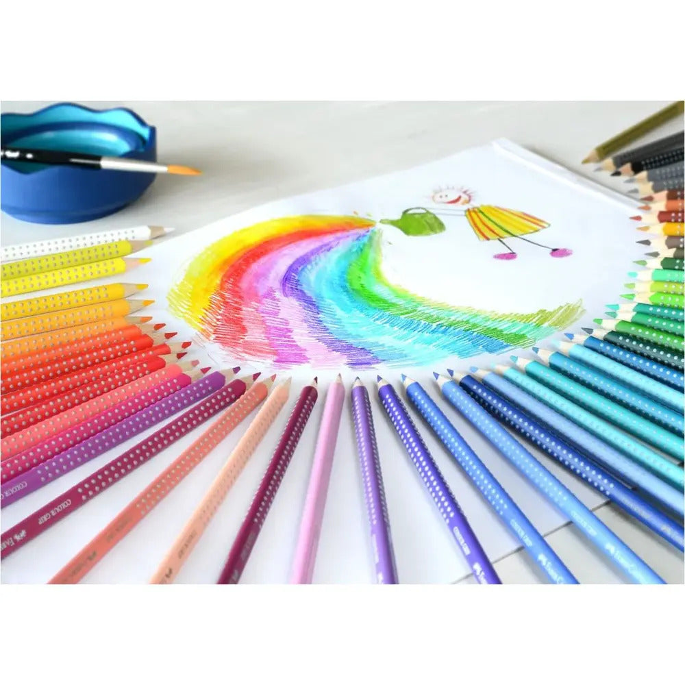 FABER-CASTELL Colour Grip Set de 48 crayons de couleur