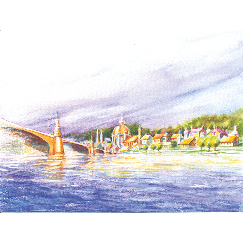 Faber-Castell Goldfaber Aqua Boîte métal de 12 crayons de couleur aquarellables