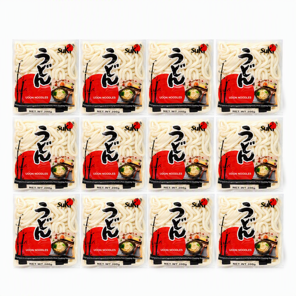 SUKI Nouilles Udon 200 g (Lot de 12)