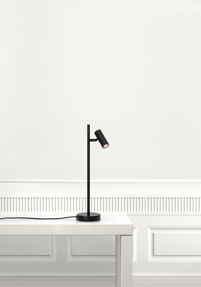 Lampe à poser OMARI - LED intégrée métal noir - blanc chaud 2700k IP20 - Nordlux, Intérieur
