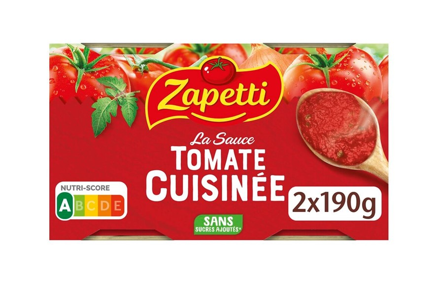 ZAPETTI Sauce tomate - 2 x 190 g