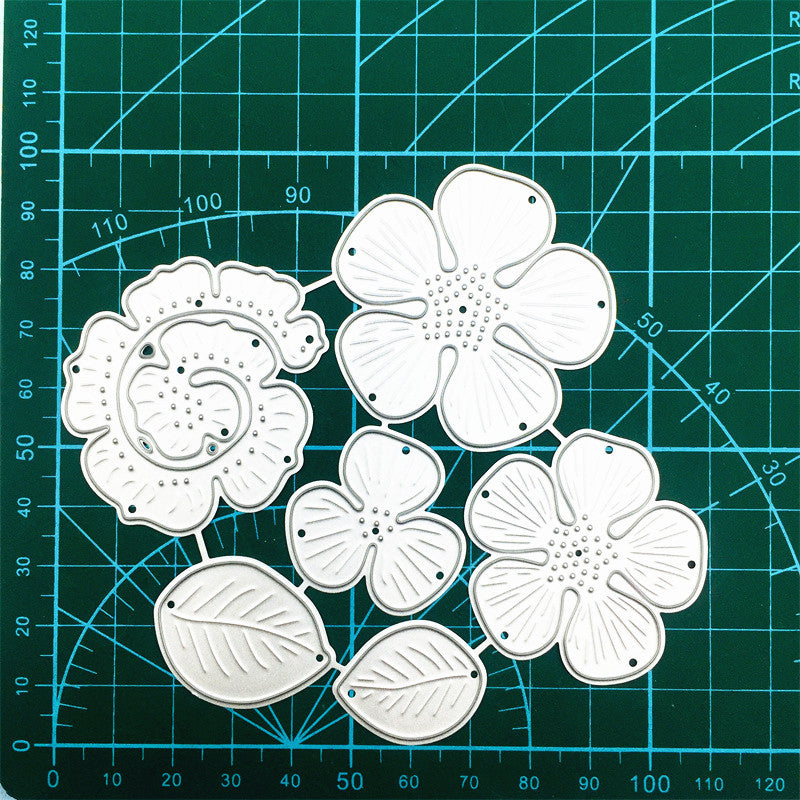 Dies à Découper en Métal à Ressort, Dies de Découpe de Masque en Relief pour Création de Cartes, Papier Scrapbooking, Album, Tampons DIY Décoration