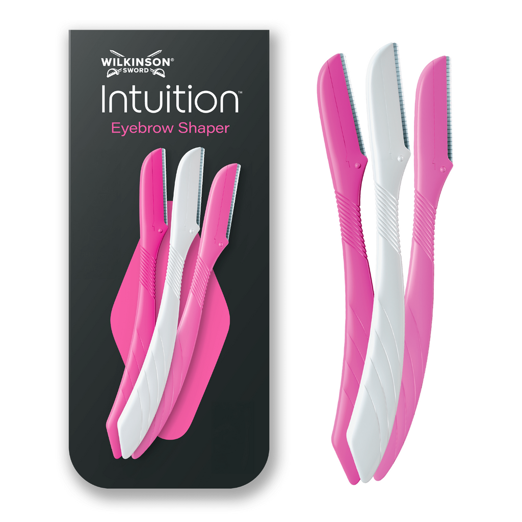 WILKINSON SWORD Intuition - Outil Dermaplaning Eyebrow Shaper - 3 Accessoires et 1 Embout