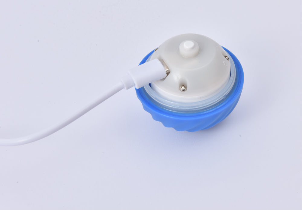 Petgravity Balle rebondissante intelligente pour chien de petite taille Bleu