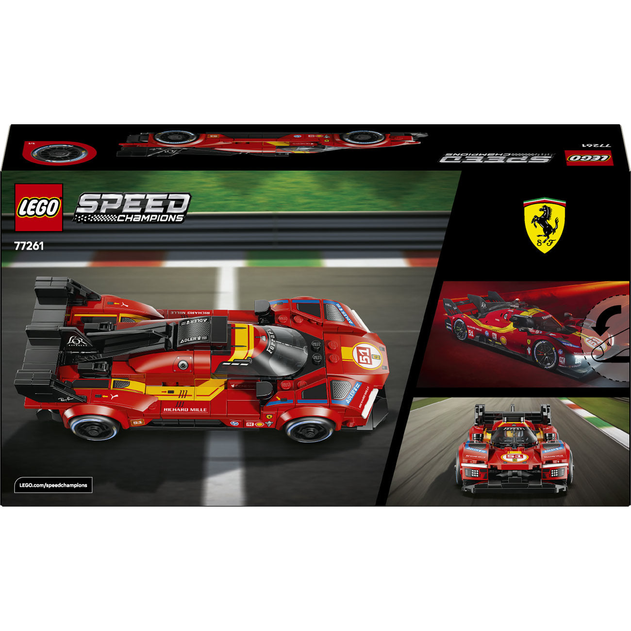 LEGO Speed Champions Ferrari 499P Set de Construction de Voiture de Course 77261