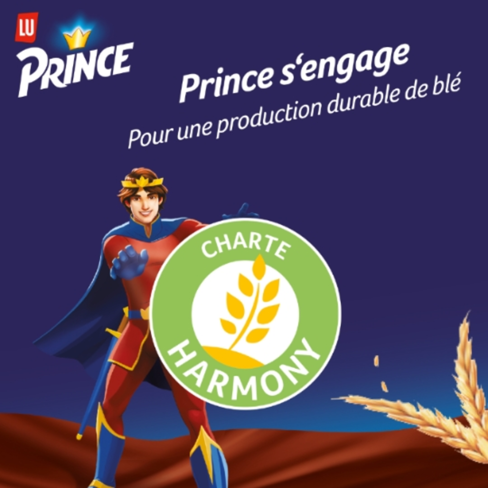 PRINCE Biscuits vanille paquet 300g