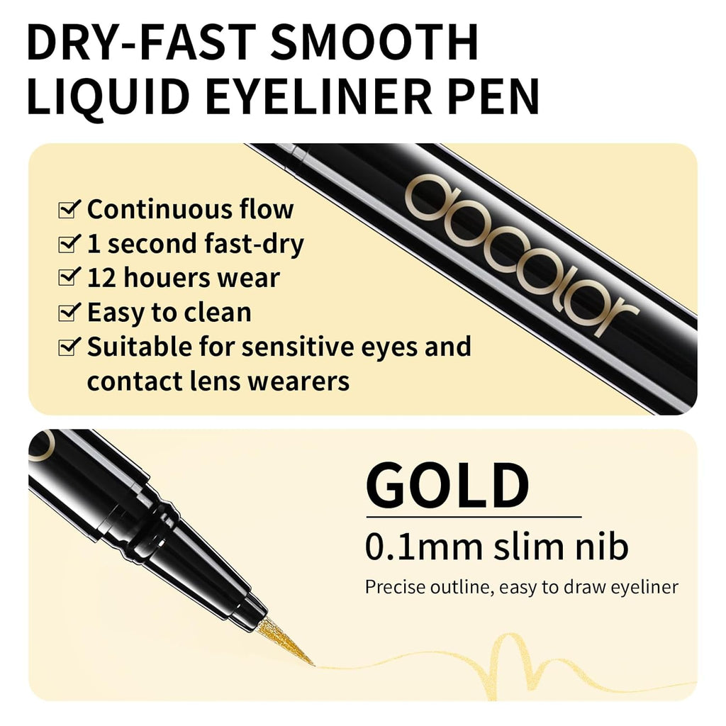 Docolor Eyeliner liquide Doré