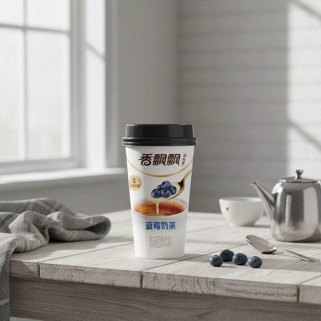 Xiang Piao Piao Thé au lait saveur myrtille - 80 g