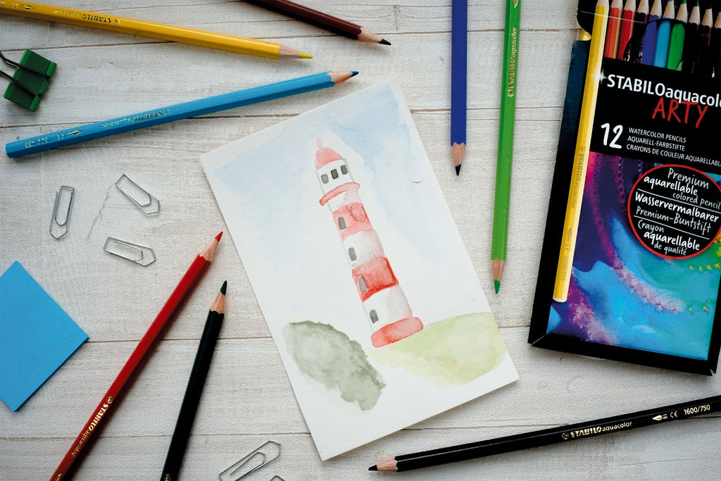 STABILO Aquacolor Arty Line - Coffret de 24 pièces