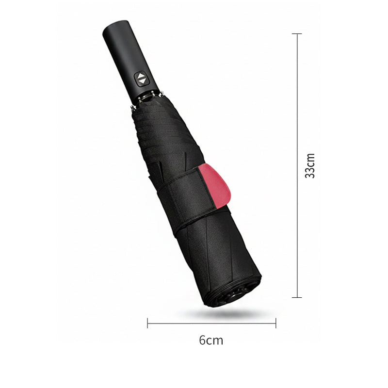 Parapluie pliant automatique Memory Patch avec fermeture instantanée – Aucun rangement nécessaire