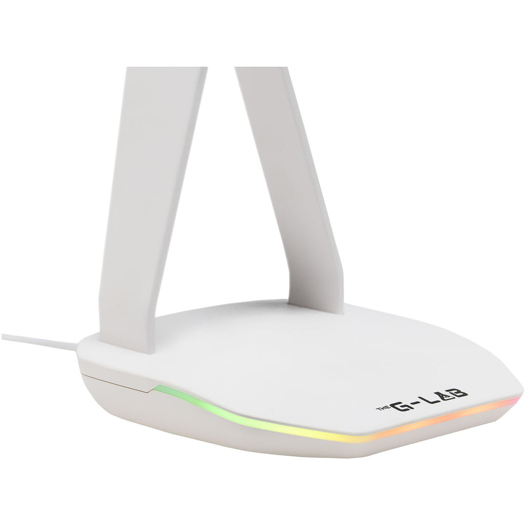 THE G-LAB K-STAND HYDROGEN Support de Casque Gaming - Blanc