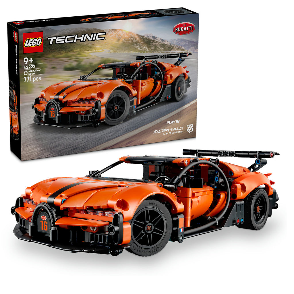 LEGO Technic 42222 Hypercar Bugatti Chiron Pur Sport