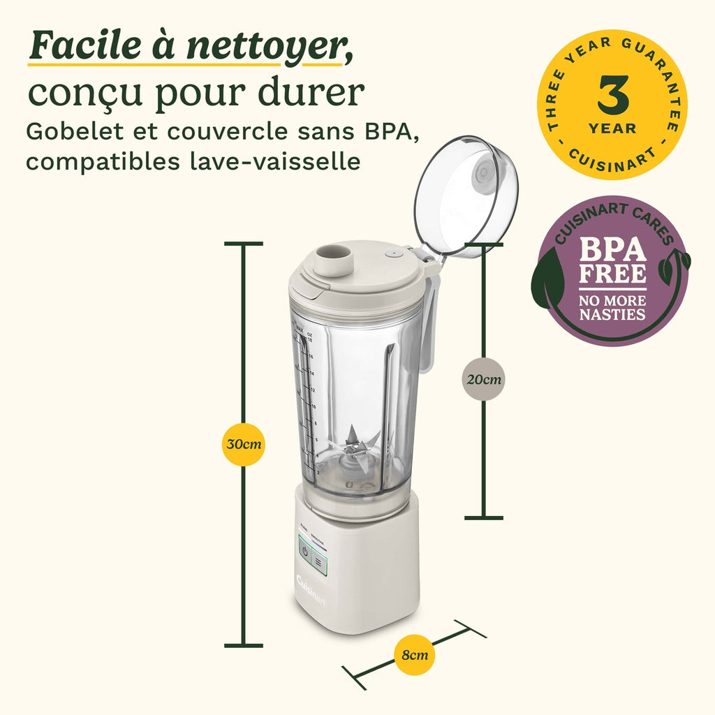 Cuisinart Mixeur portable Blast et Go - PBL100E
