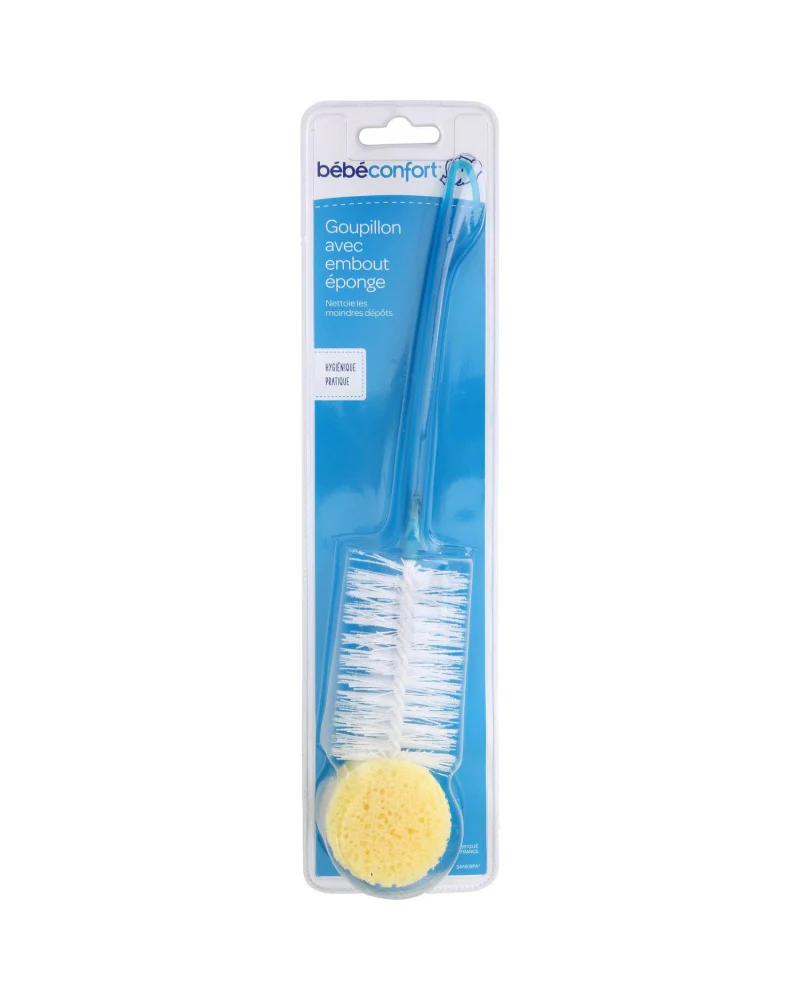 BÉBÉ CONFORT Goupillon embout éponge Bleu 1 unité