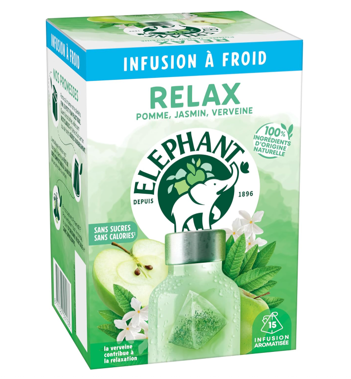 ELEPHANT Infusion à froid Relax 15 sachets