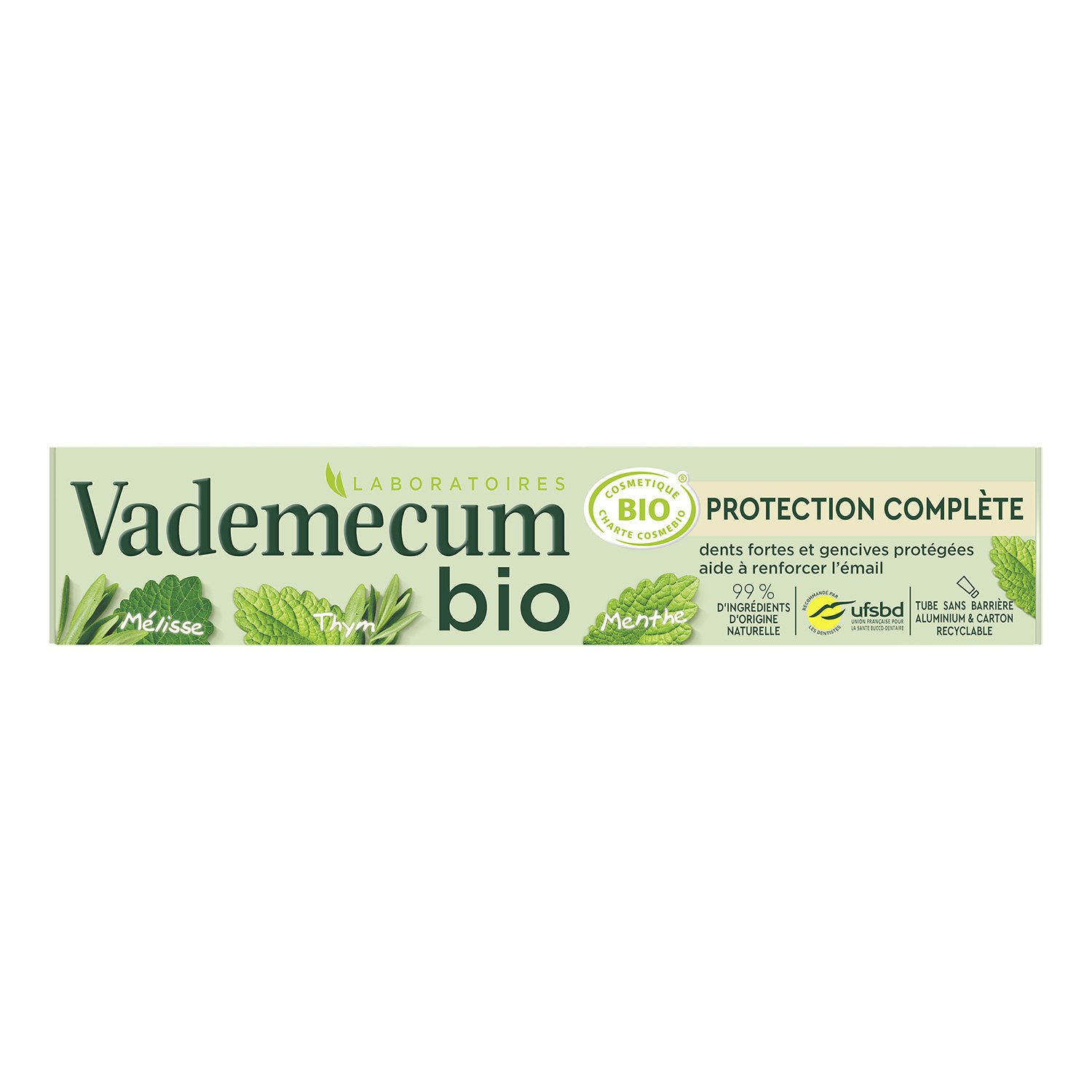 Vademecum Dentifrice bio protection complète 75 ml