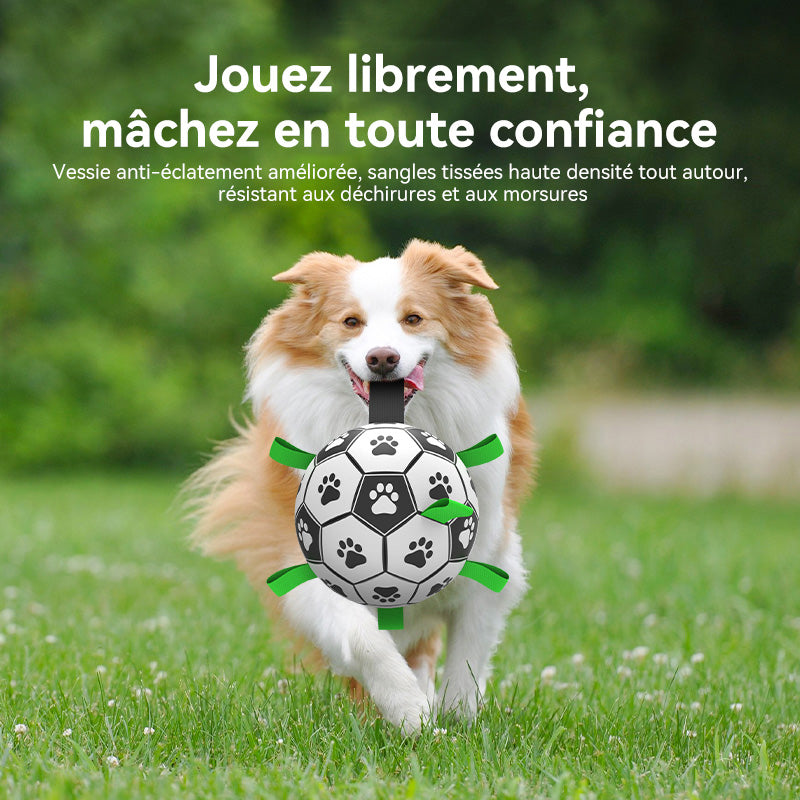 BLINKIT Ballon de Foot Gonflable pour Chien, Jouet Interactif Léger et Élastique, Résistant à l'Usure, Taille 15cm
