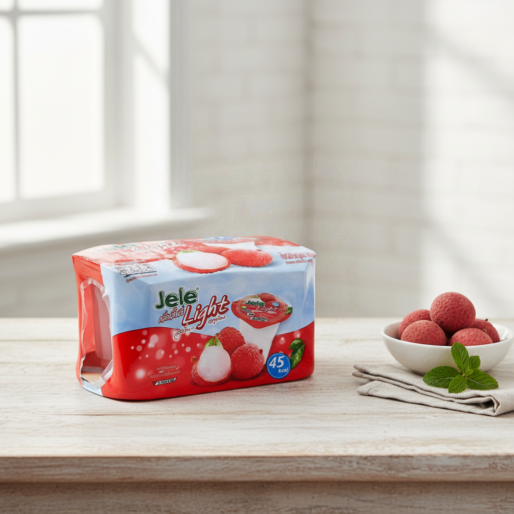 Jele Light Gelée de litchi - 6 x 125 g