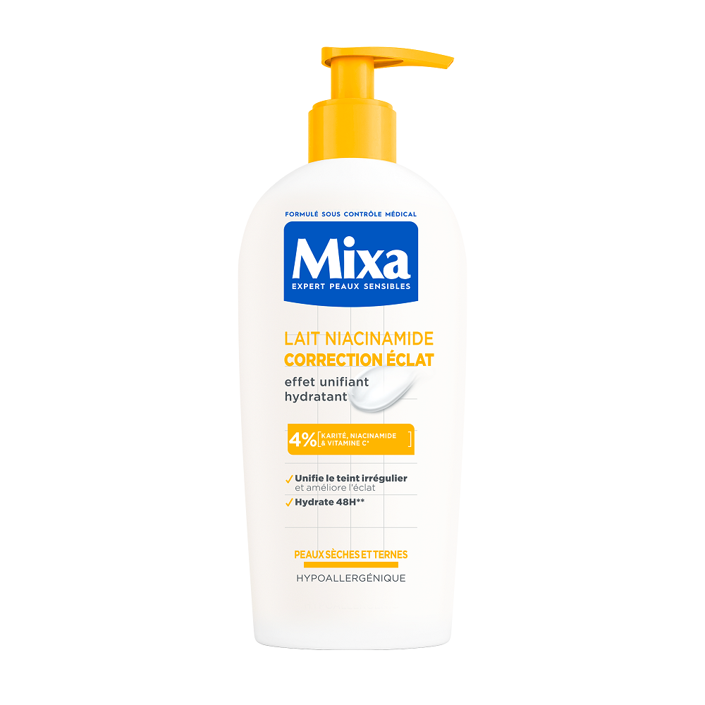 Mixa Lait Correcteur Éclat Niacinamide 250 ml