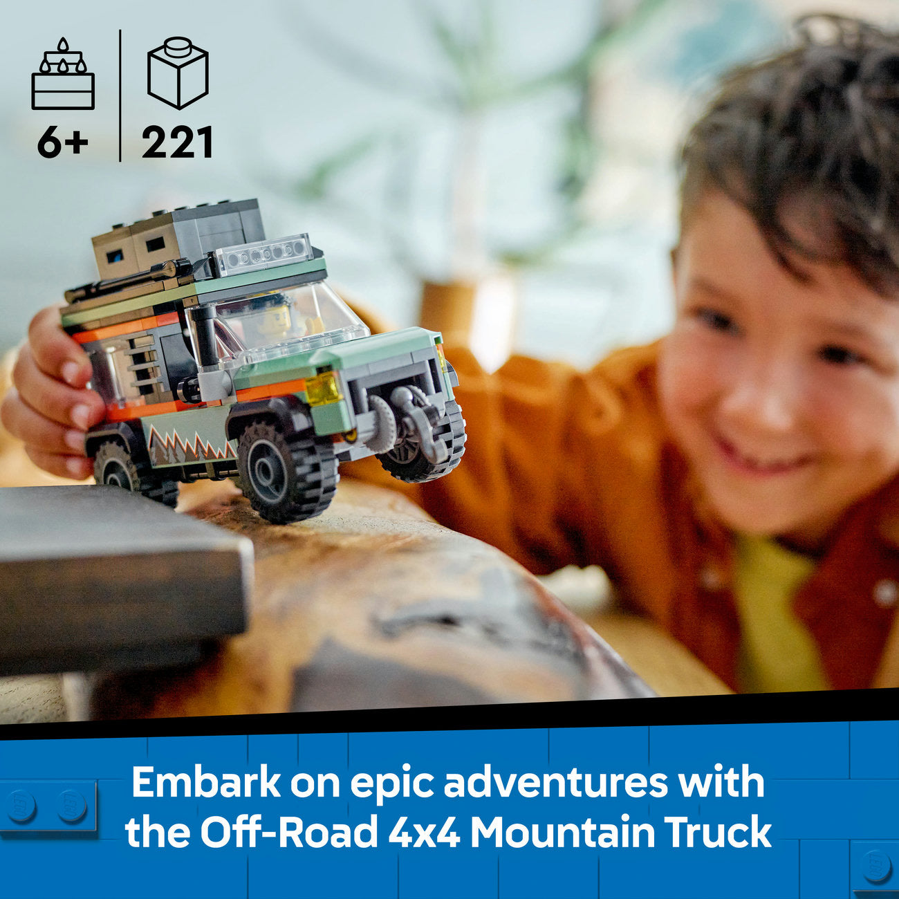 LEGO City Ensemble de Construction Camion de Montagne Tout-Terrain 4x4