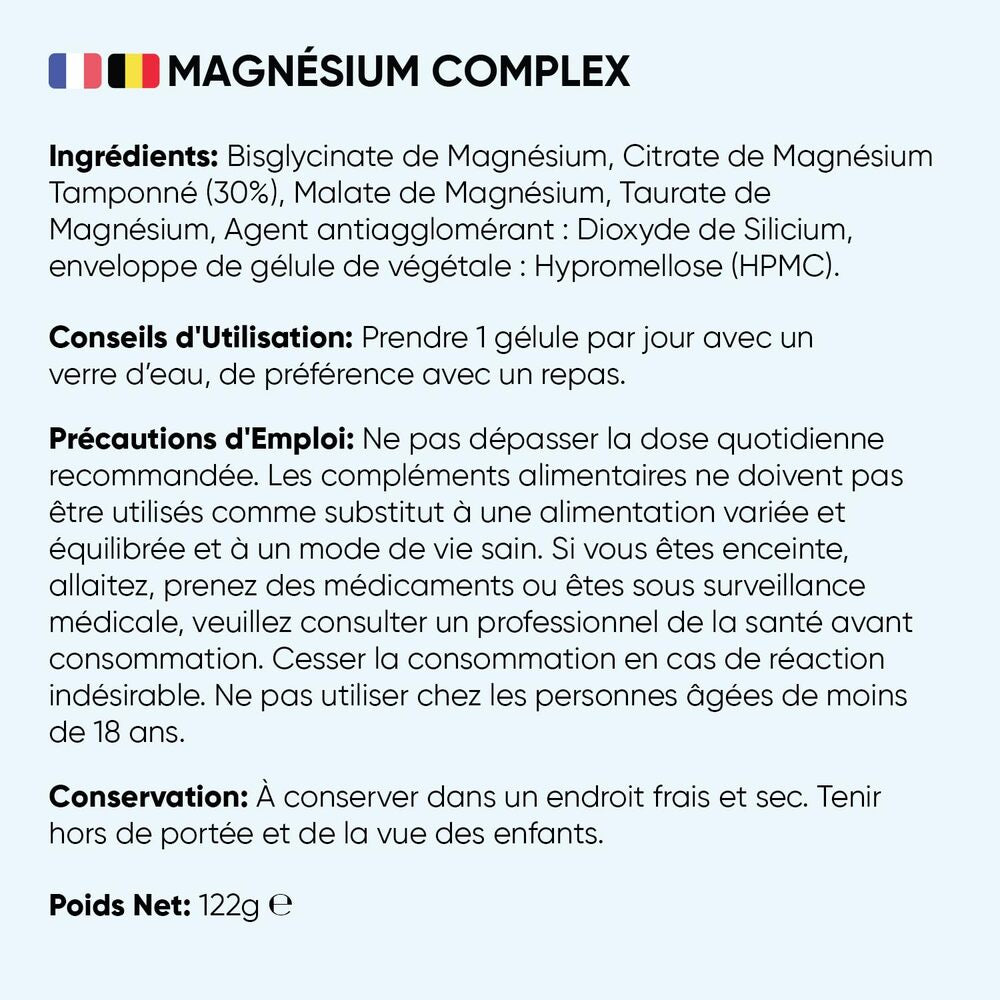 WeightWorld Complexe de magnésium 120 gélules