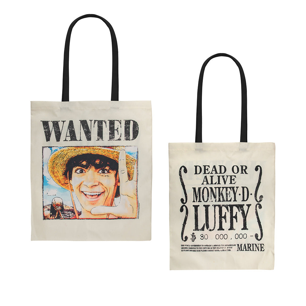 One Piece Monkey D. Luffy Sac Cabas Poster de Mise à Mort Anime Sac en Toile Double Face pour Femme Homme Sac à Bandoulière Graphique Manga 1 pc
