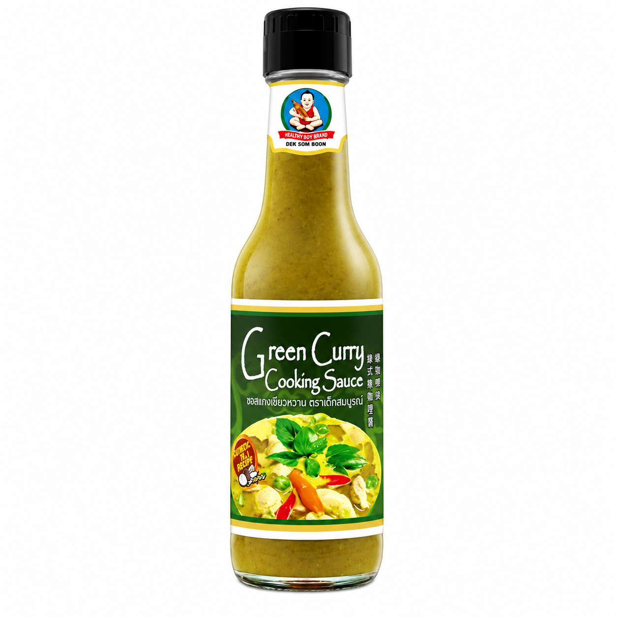 Healthy Boy Sauce de Cuisson au Curry Vert 280 g