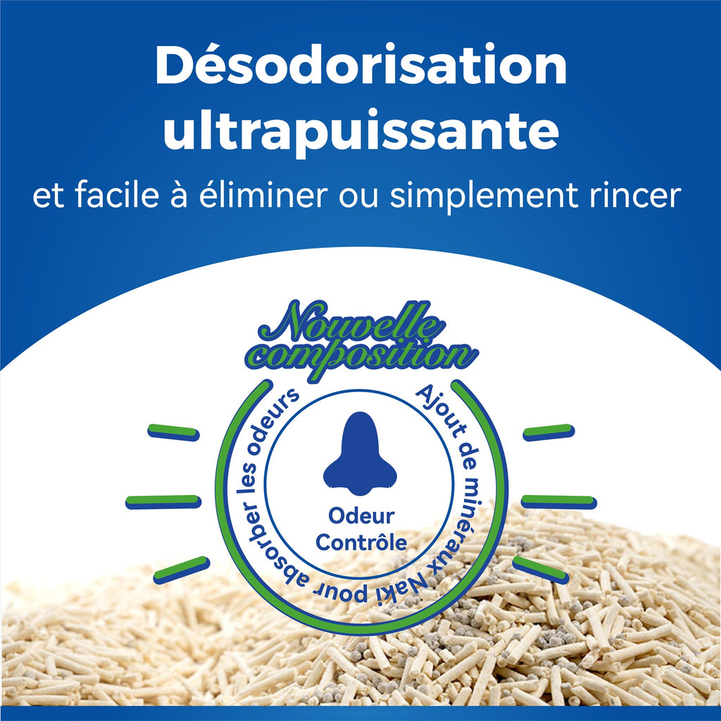 Meowmagic Litière pour chat à base de plantes (Tofu mixte) 5 kg