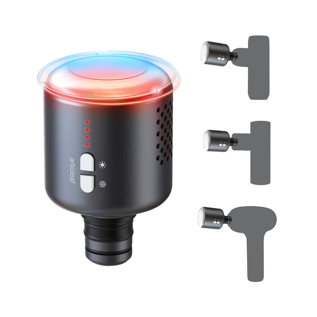 Accessoire de tête de massage pour pistolet à fascia à compresse chaude et froide Arboleaf CMA20A - Tête de massage à compresse chaude et froide adaptée aux pistolets à fascia