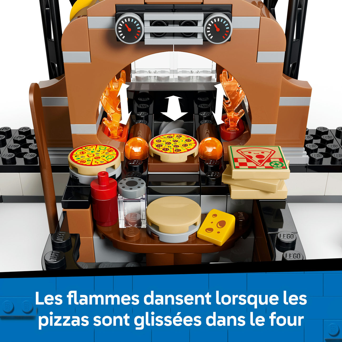 LEGO City 60496 La pizzeria et ses véhicules de livraison