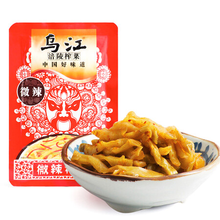 Wujiang Tubercules de moutarde en saumure légèrement épicées - 80 g