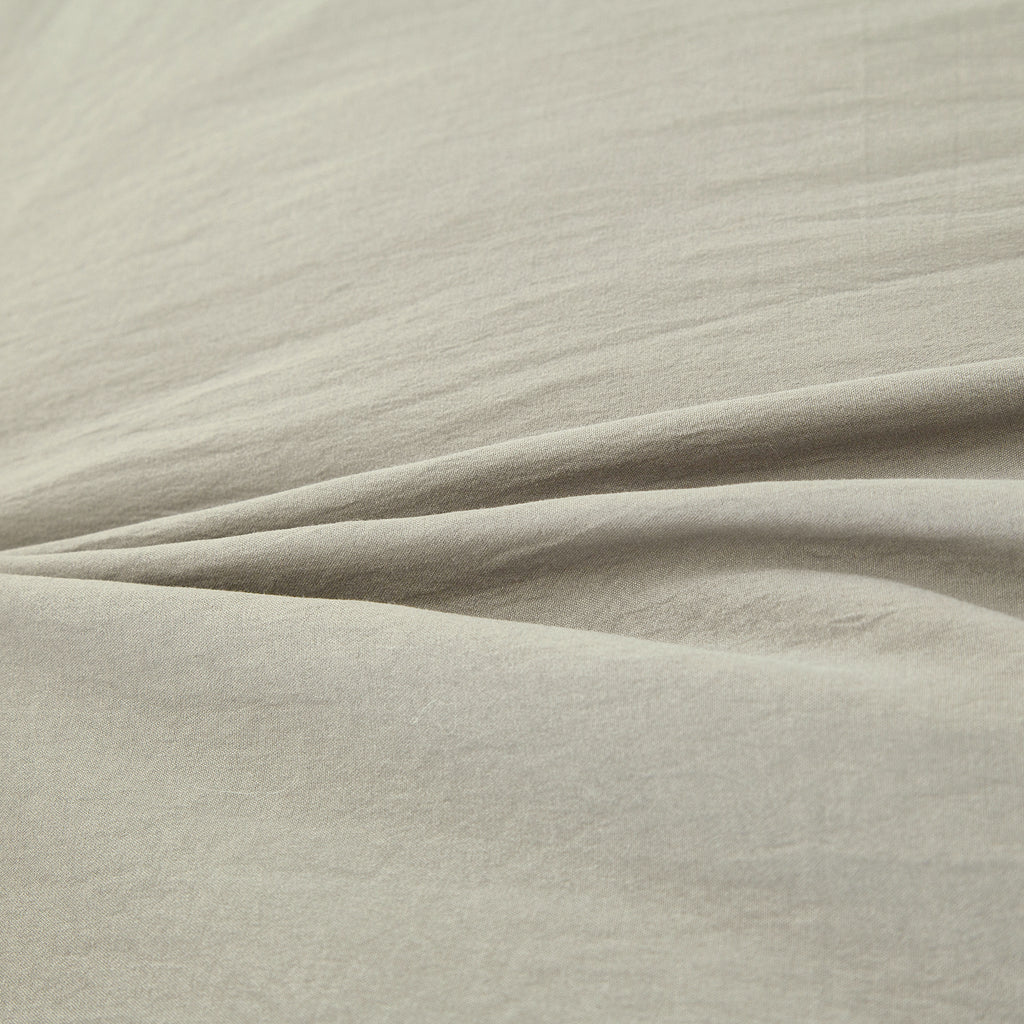Ensemble housse de couette et taies d'oreiller en coton imitation lavé, coloris naturel, 200 x 220 cm + 80 x 80 cm x 2