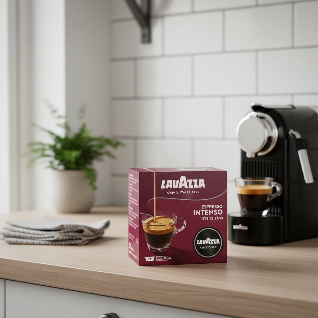 LAVAZZA Capsules Compatibles A Modo Mio Intenso 16 capsules