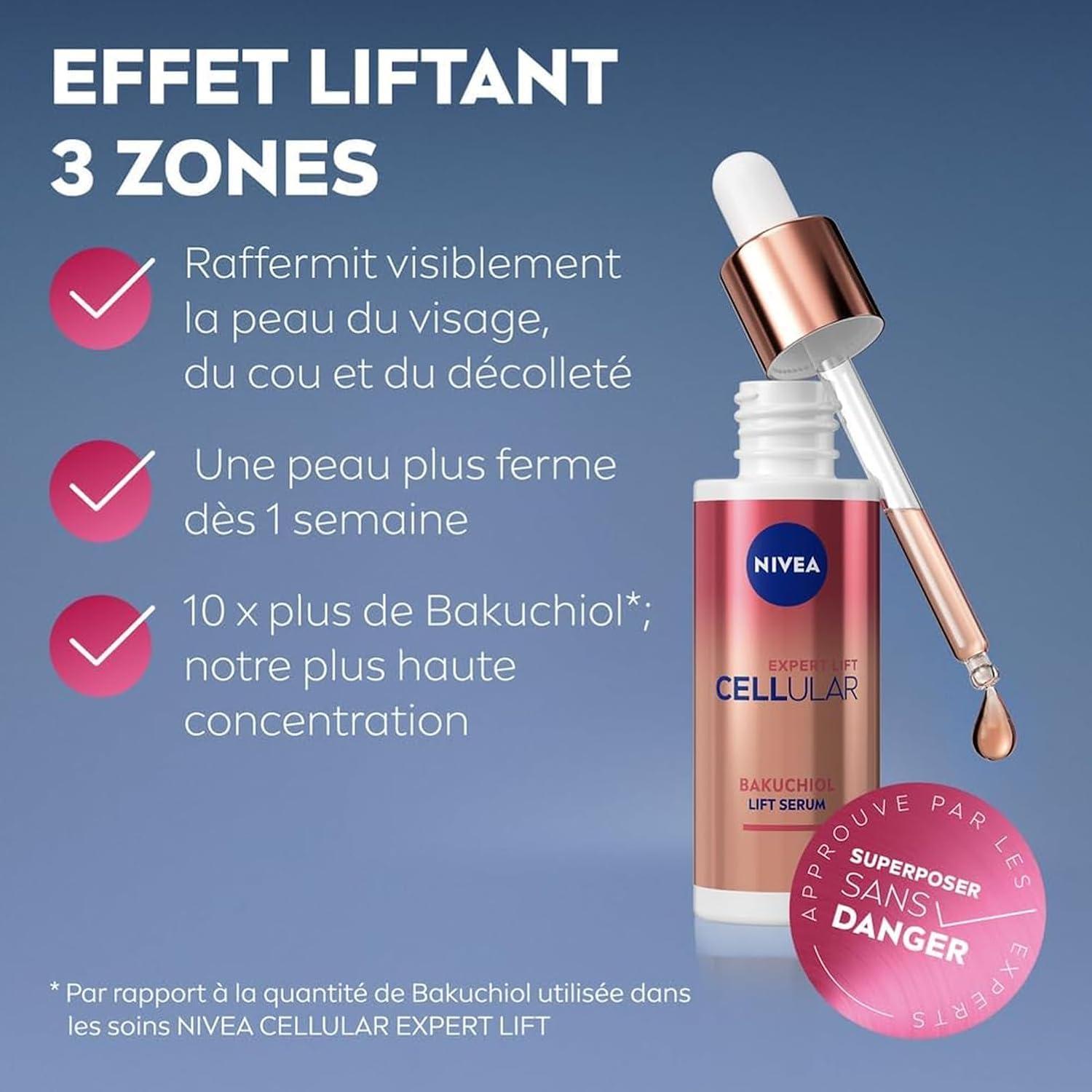 NIVEA Coffret Visage Cellular Expert Filler 3 Sérums Layering