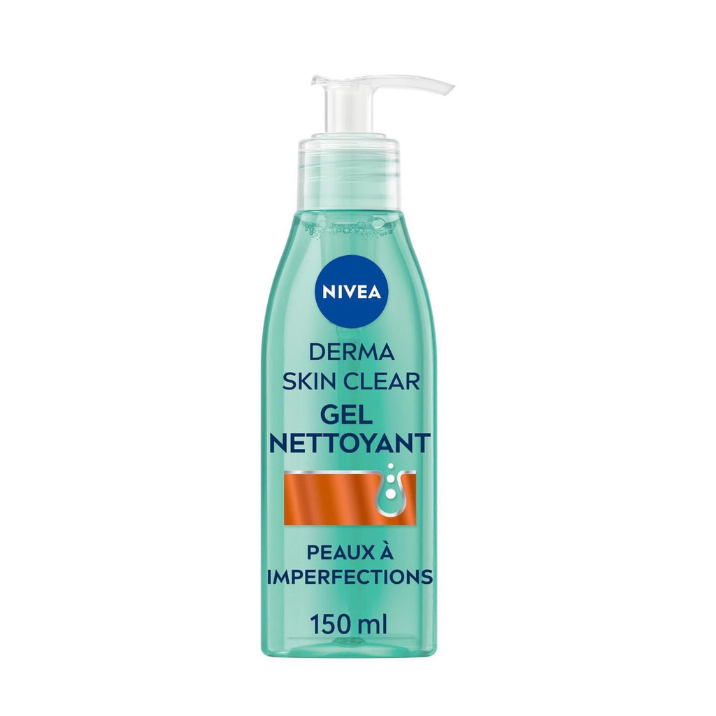 NIVEA Derma Skin Clear Gel Nettoyant Visage anti-imperfections 150 ml
