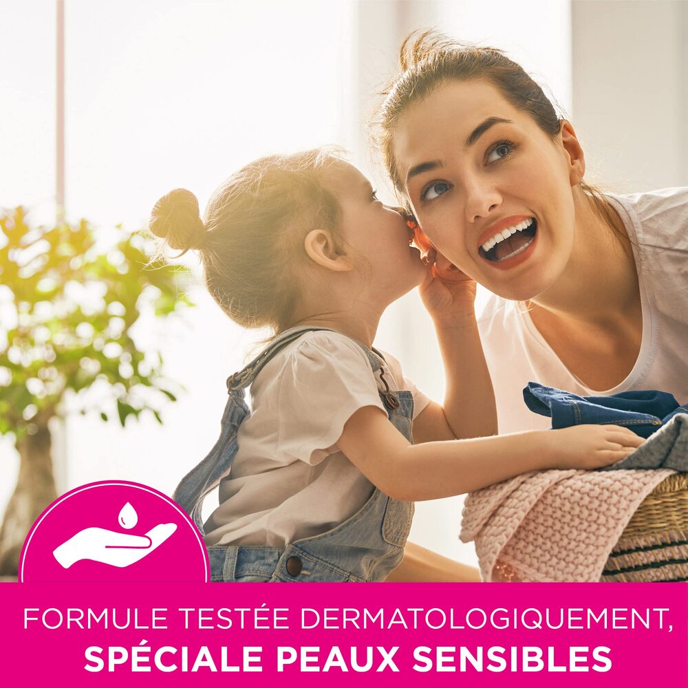 MAISON VERTE Lessive liquide peaux sensibles efficace dès 20 °C Amande Douce 33 lavages 1,485 L