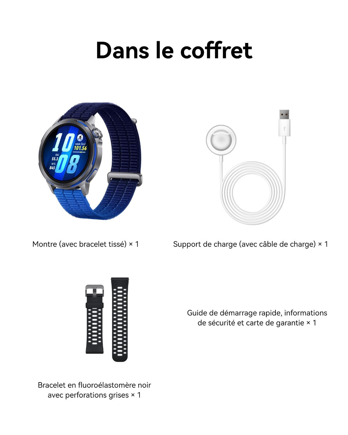 Huawei Montre Connectée GT Runner 2 Bleu Crépusculaire