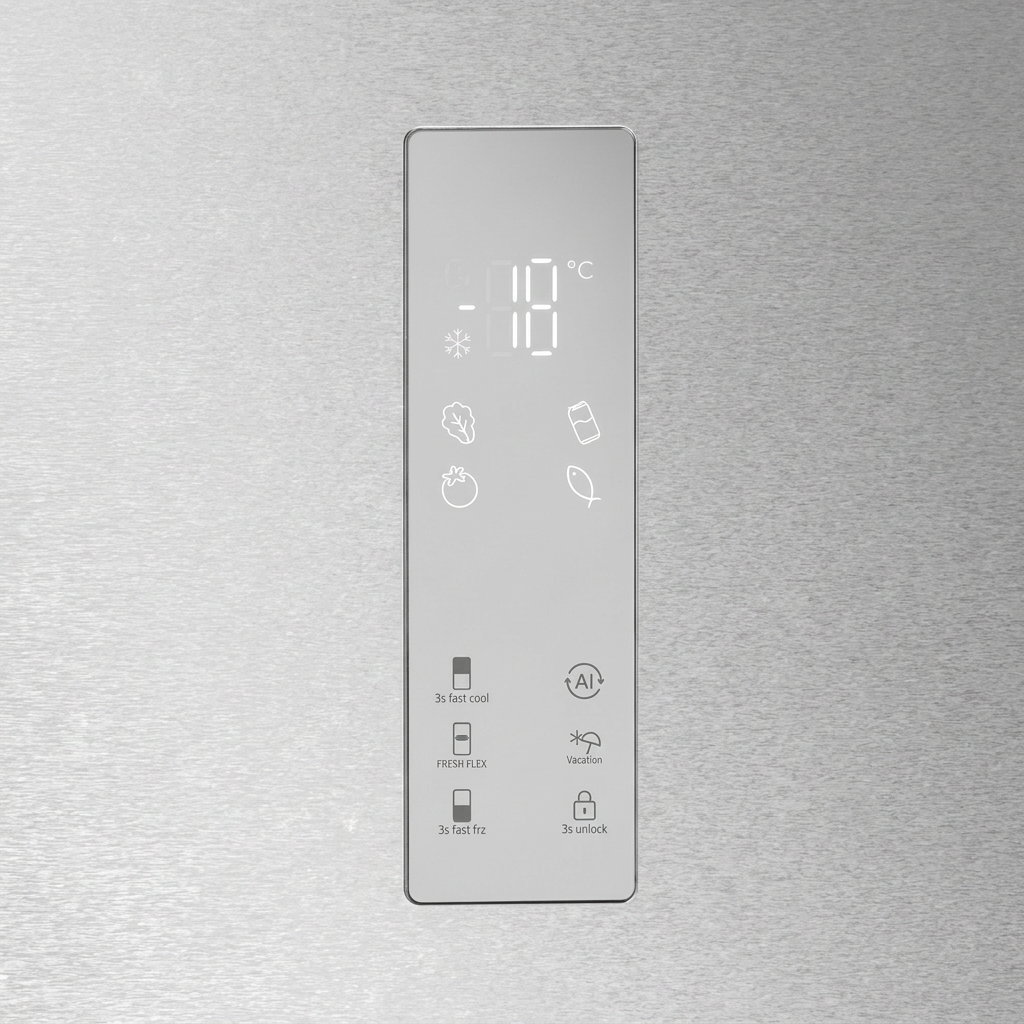 DREAME Réfrigérateur Combiné DRB400WMBDEU 409 L Classe D Gris