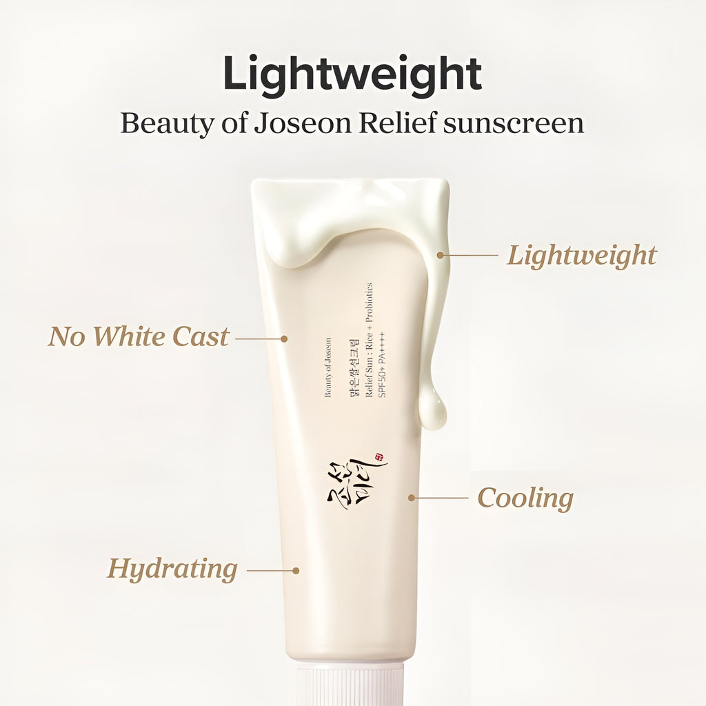 Beauty of Joseon Relief Sun Crème solaire au riz + probiotiques - 50 ml