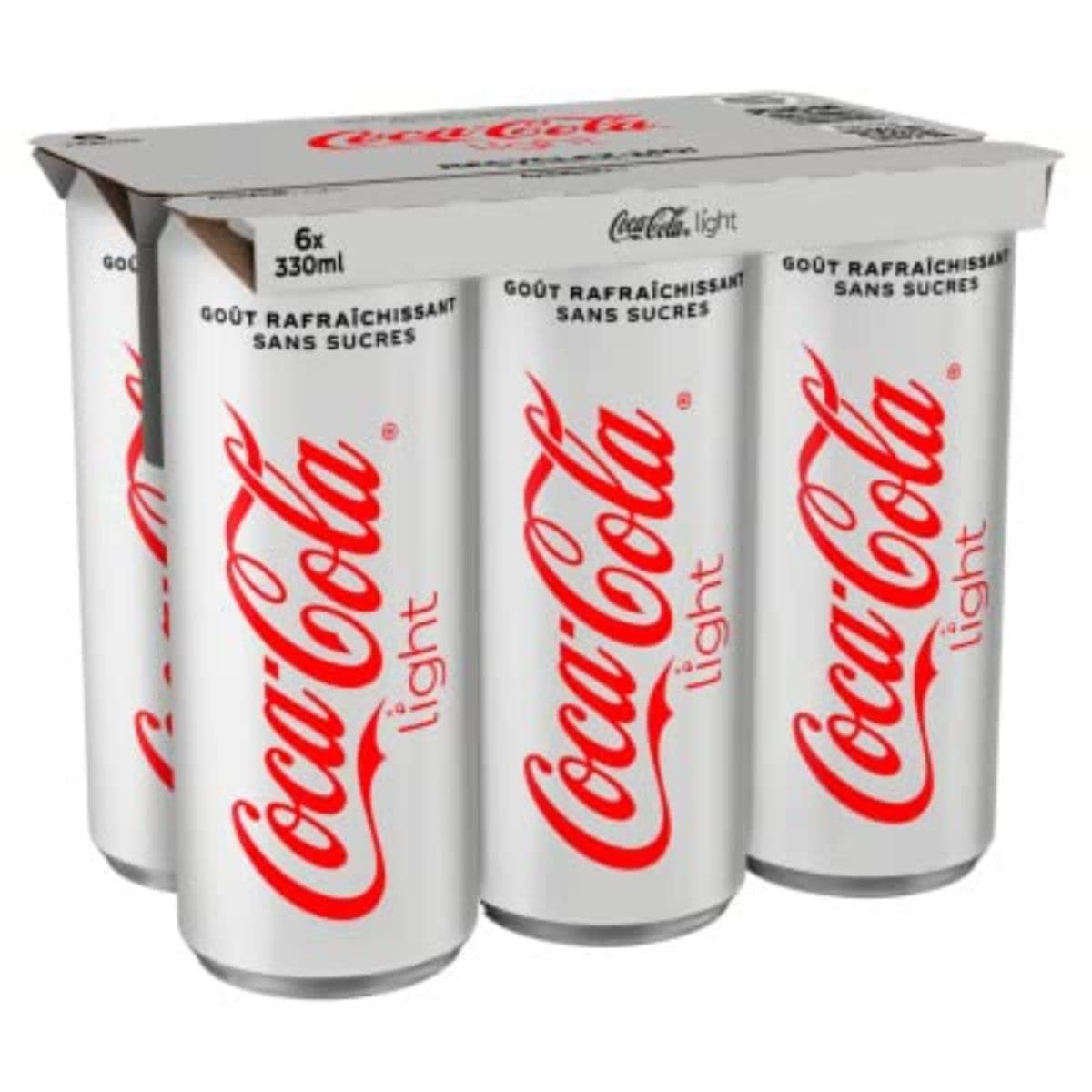 Soda au Cola Light Sans Sucres COCA-COLA 6x33cl