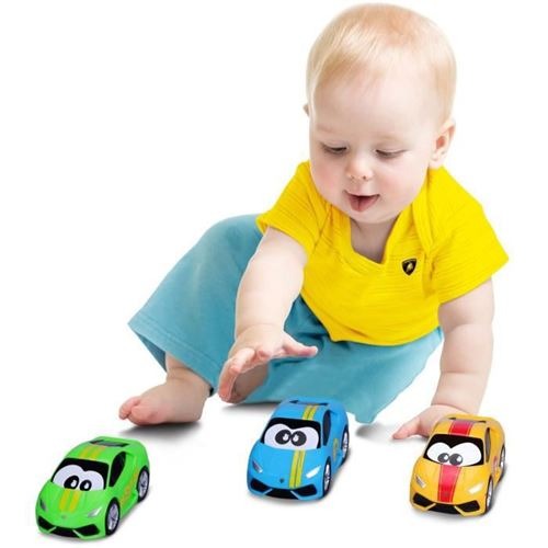 BB JUNIOR Pack de 3 véhicules à friction sur le thème Lamborghini