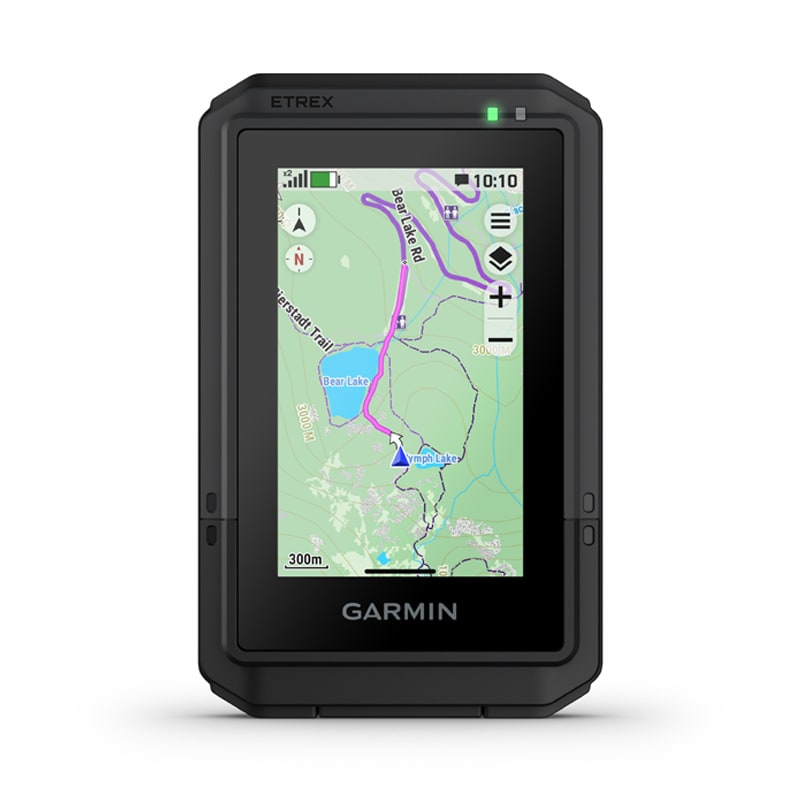 GARMIN eTrex Touch, GPS portable compact et léger, Écran tactile, Cartes et sentiers préchargés, Batterie rechargeable
