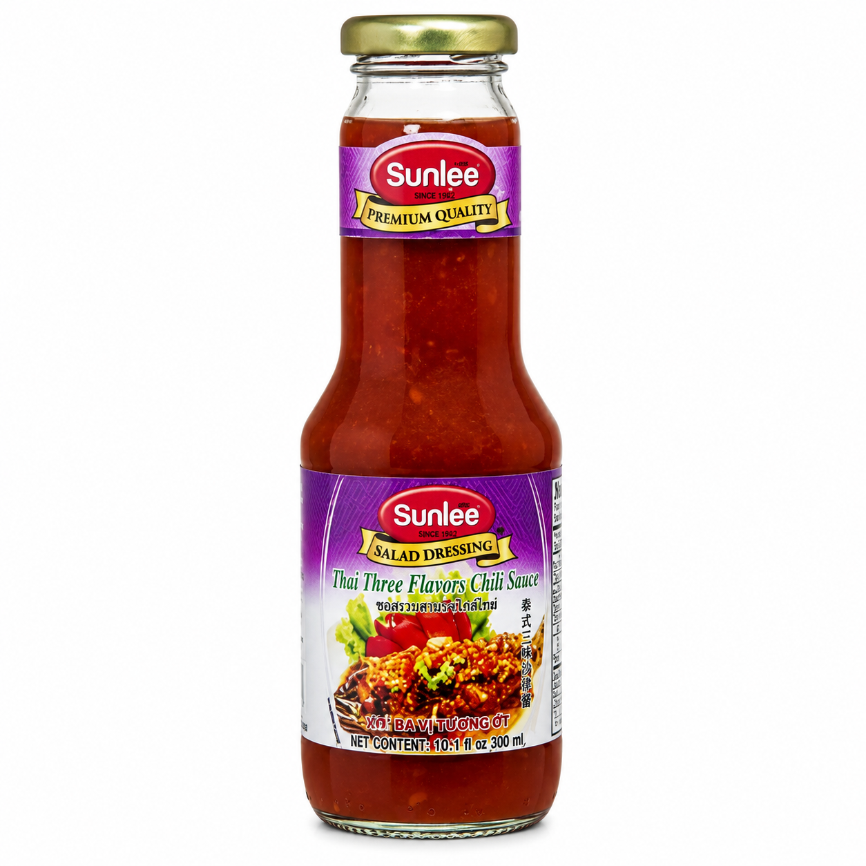 Sunlee Sauce chili thaïlandaise 3 saveurs - 300 ml