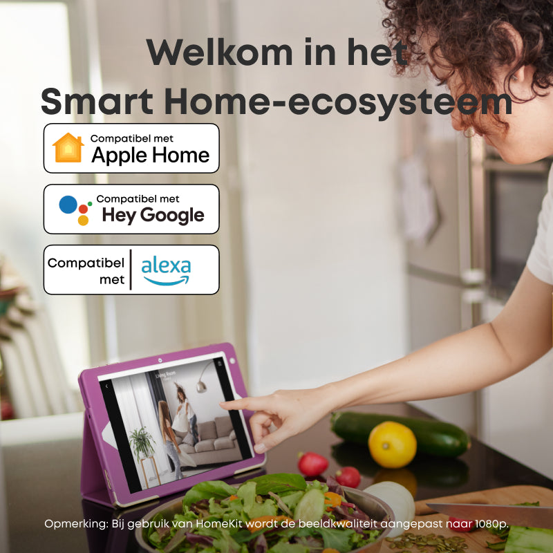 eufy Sécurité E30 Caméra de surveillance intérieure 4K UHD Rotation 360° inclinaison vision nocturne couleur détection IA suivi automatique compatible HomeKit
