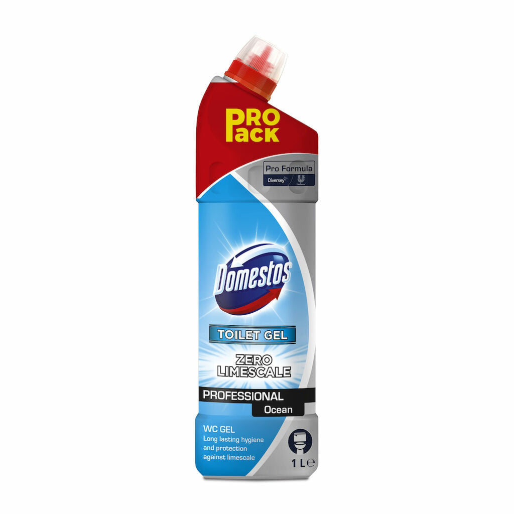 DOMESTOS Pro Formula Gel nettoyant WC anticalcaire Océan 1 L