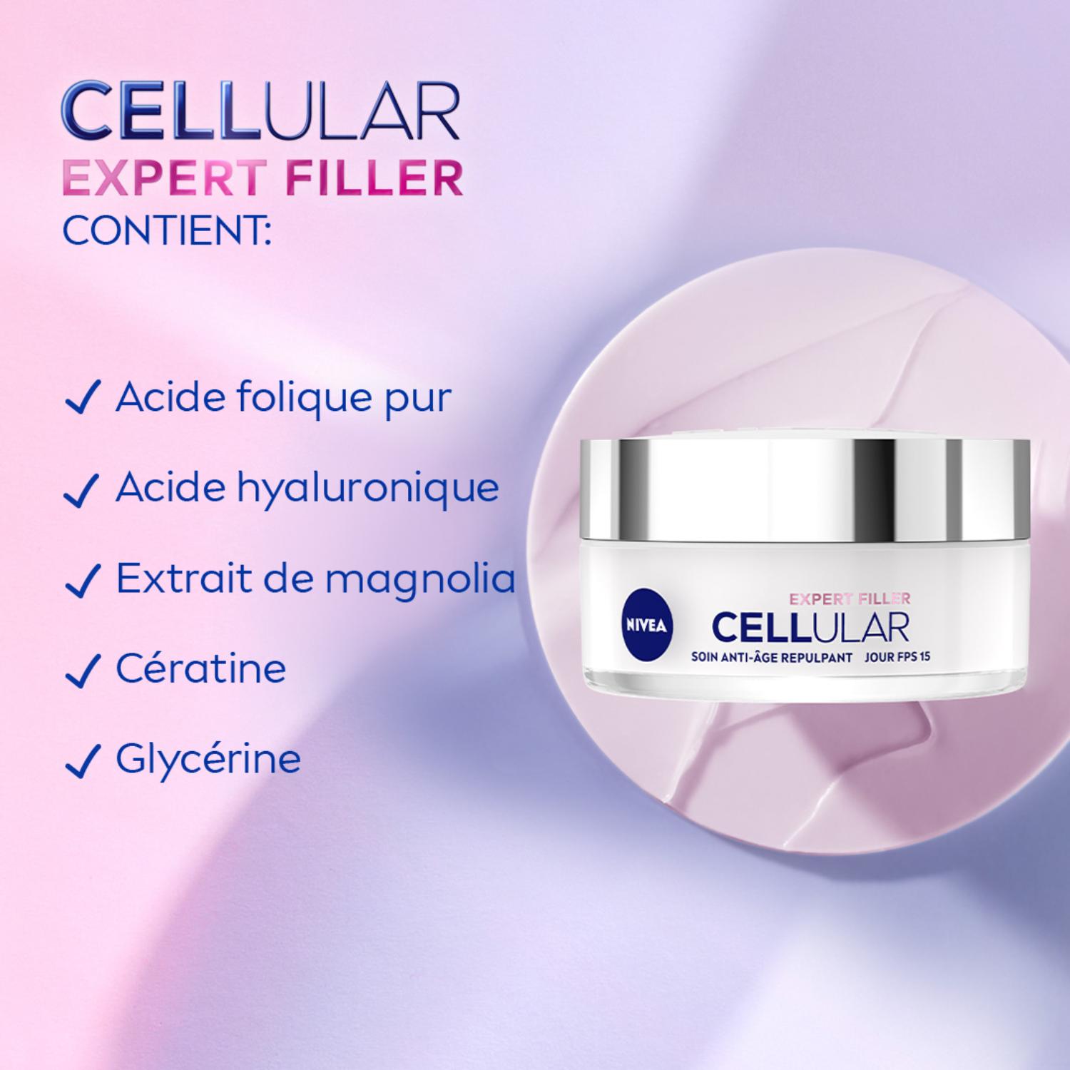 NIVEA Cellular Crème de Jour Anti-Âge Repulpante SPF 30 - 50 ml