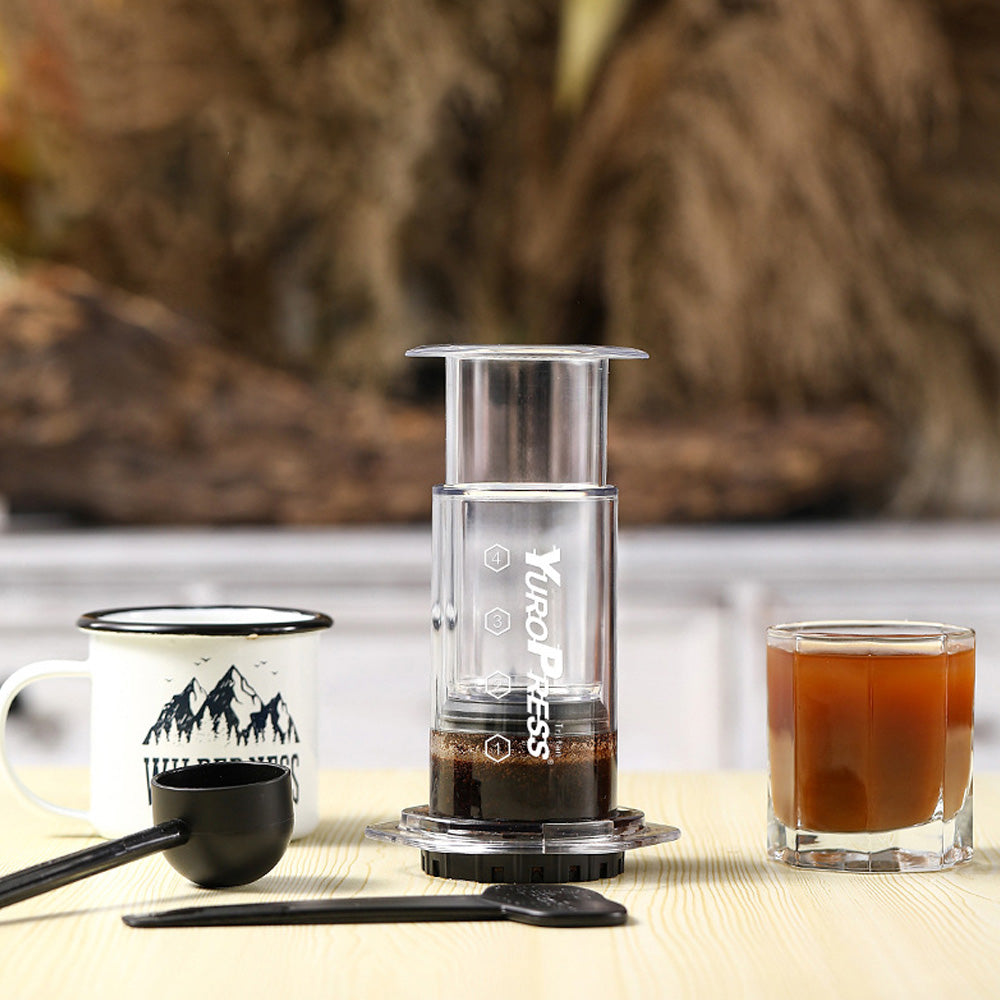 Huacan Cafetière à pression manuelle pour extraction concentrée
